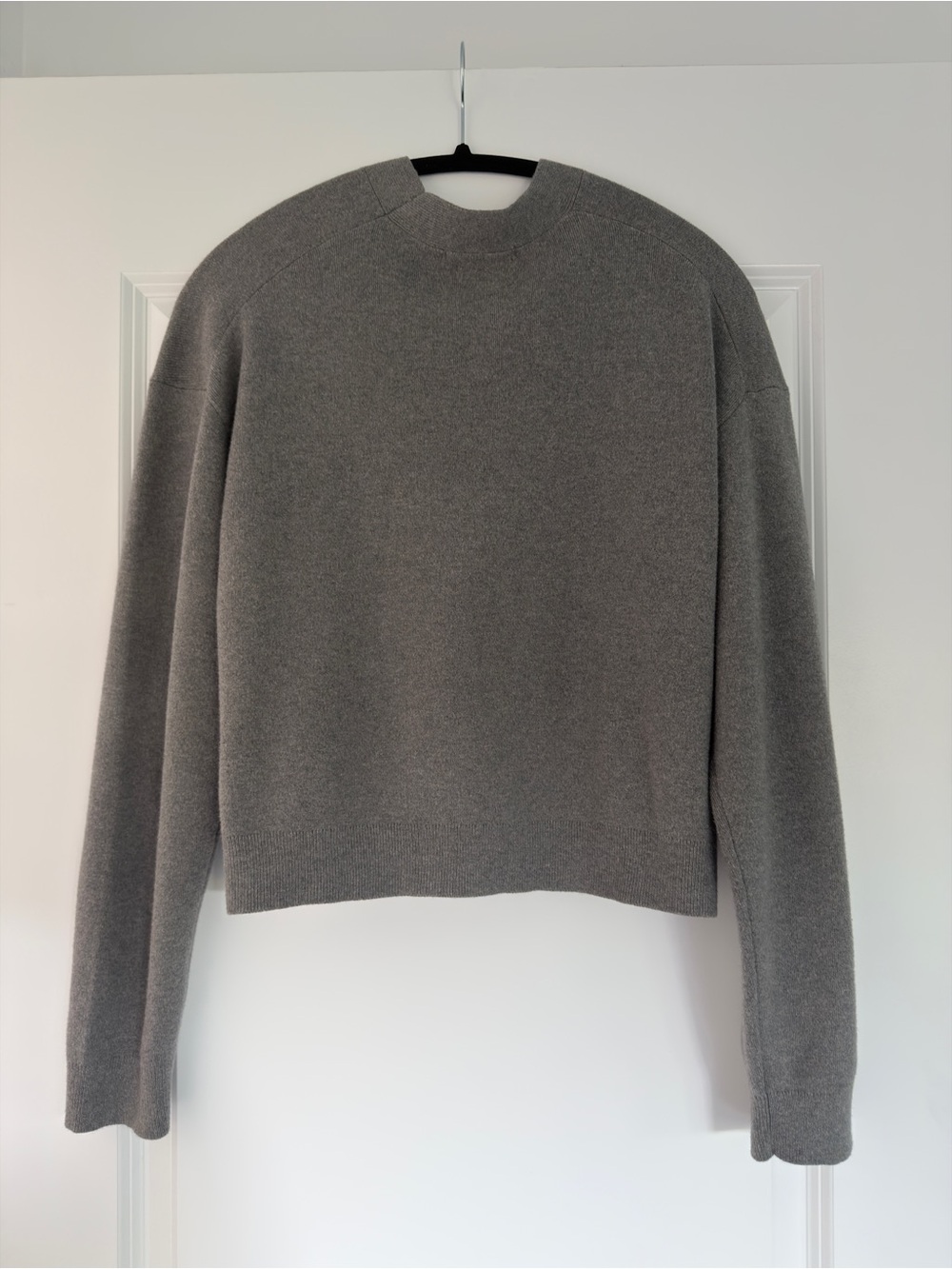 Uniqlo 100% Cotton Cardigan in heather gray - Picture 2 of 3